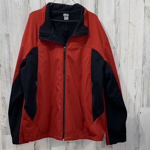 0728 Champion C9 Red and Black Men's Jacket